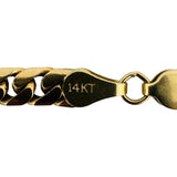 14k Yellow Gold 33.5g Solid Heavy 4.5mm Cuban Link Chain Necklace 24"