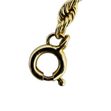 14k Yellow Gold 10g Solid Ladies 2.5mm Diamond Cut Rope Chain Necklace 18"
