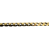14k Yellow Gold 25.5g Solid 6mm Curb Link Chain Necklace Italy 20.5"