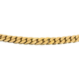 14k Yellow Gold 27g Solid Vintage 4mm Squared Cuban Link Chain Necklace 20"