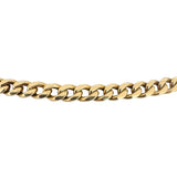 14k Yellow Gold 44.7g Solid Heavy 5mm Curb Link Chain Necklace 21.5"
