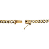14k Yellow Gold 44.7g Solid Heavy 5mm Curb Link Chain Necklace 21.5"