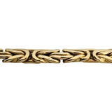 14k Yellow Gold 41.6g Heavy Thick Byzantine Link Panther Clasp Bracelet 7.5"