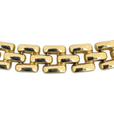 14k Yellow Gold 38.9g Thick Polished 12mm Panther Link Necklace Italy 16"