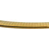 14k Yellow Gold 38g Solid Heavy 6mm Omega Link Necklace Italy 16"