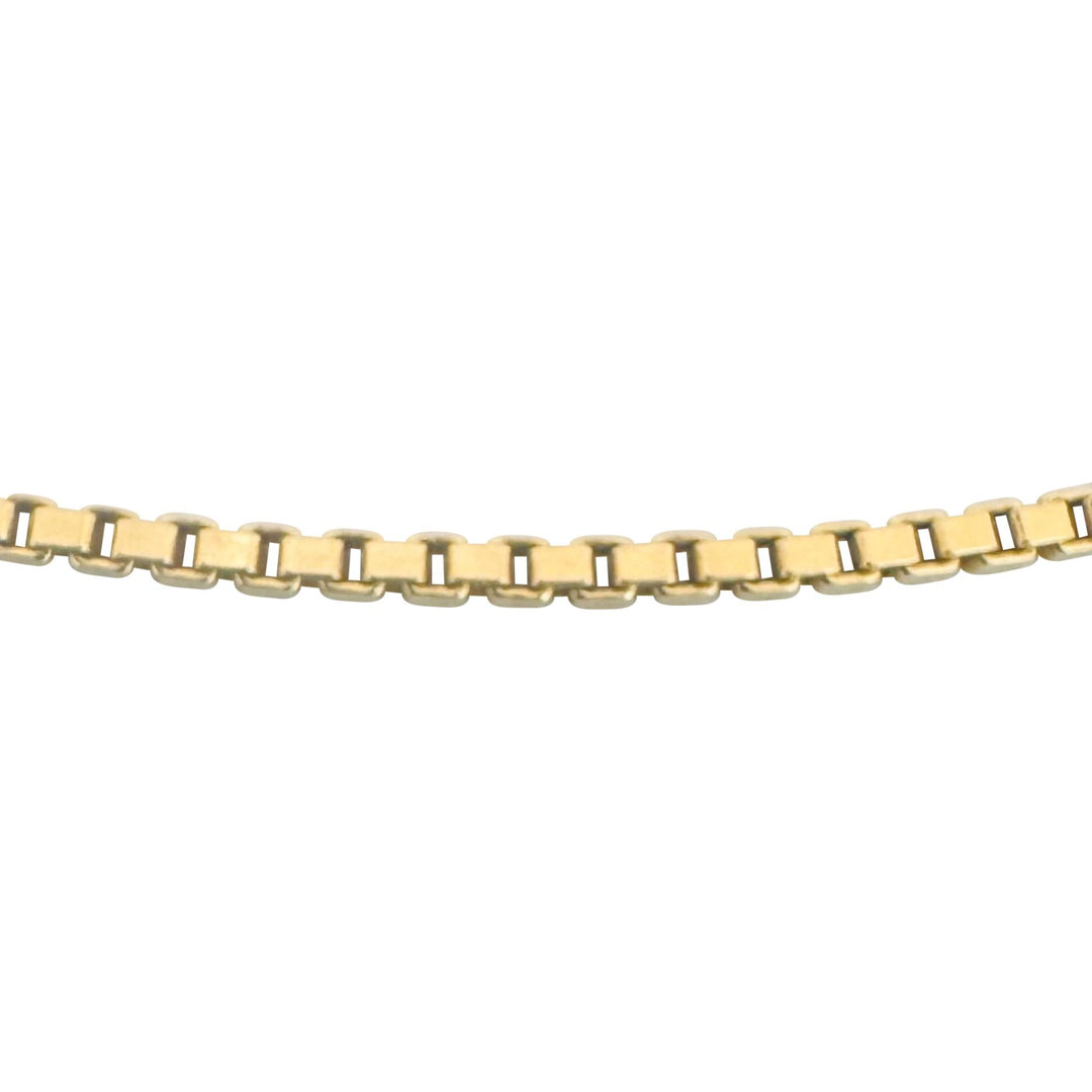 14k Yellow Gold 12.4g Solid 2.2mm Box Link Chain Necklace Italy 20"