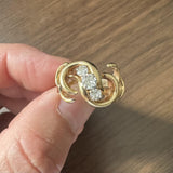 14k Yellow Gold and 0.75cttw Diamond Ladies Fancy Ring Size 7.5