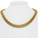 18k Yellow Gold 46.4g Heavy Thick Semi Solid Curb Link Chain Necklace Italy 18"