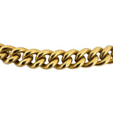 18k Yellow Gold 46.4g Heavy Thick Semi Solid Curb Link Chain Necklace Italy 18"