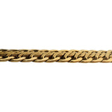 18k Yellow Gold 25g Ladies Vintage 13.5mm Fancy Link Bracelet Italy 8"