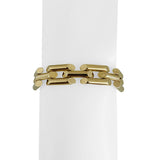 14k Yellow Gold 23.6g Vintage Polished 11.5mm Panther Link Bracelet Italy 6.5"