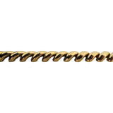 14k Yellow Gold 11.9g Faceted Ladies 8mm San Marco Link Bracelet 6.75"