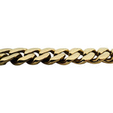 10k Yellow Gold 79.2g Thick Semi Solid 12mm Cuban Link Chain Necklace 26"