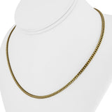 10k Yellow Gold 6g Hollow Light 2.8mm Franco Link Chain Necklace 18"