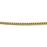 10k Yellow Gold 6g Hollow Light 2.8mm Franco Link Chain Necklace 18"