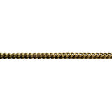 10k Yellow Gold 6g Hollow Light 2.8mm Franco Link Chain Necklace 18"