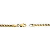 10k Yellow Gold 6g Hollow Light 2.8mm Franco Link Chain Necklace 18"