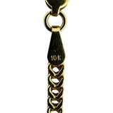 10k Yellow Gold 6g Hollow Light 2.8mm Franco Link Chain Necklace 18"