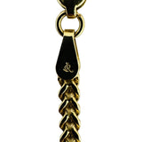 10k Yellow Gold 6g Hollow Light 2.8mm Franco Link Chain Necklace 18"