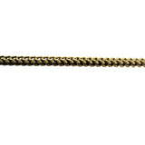 10k Yellow Gold 9.6g Hollow Light 3.5mm Franco Link Chain Necklace 20"