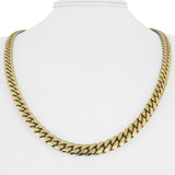 14k Yellow Gold 82.8g Solid Heavy 7mm Cuban Link Chain Necklace 22"