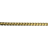 14k Yellow Gold 82.8g Solid Heavy 7mm Cuban Link Chain Necklace 22"
