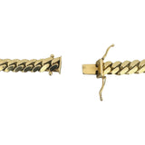 14k Yellow Gold 82.8g Solid Heavy 7mm Cuban Link Chain Necklace 22"