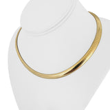 14k Yellow Gold 33.7g Solid Heavy 6mm Omega Link Necklace 16"