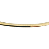 14k Yellow Gold 33.7g Solid Heavy 6mm Omega Link Necklace 16"