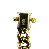 14k Yellow Gold 10g Hollow Men's 6mm Cuban Curb Link Bracelet 8.5"