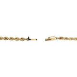 14k Yellow Gold 26g Solid Long 3mm Rope Chain Necklace 30"