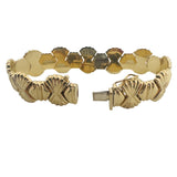 14k Yellow Gold 25.6g Ladies Polished 16mm Fancy  Link Bracelet Italy 7"