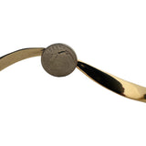 Tom Odell 14k Yellow Gold 20g Solid Hammered Abstract Cuff Bracelet 7"