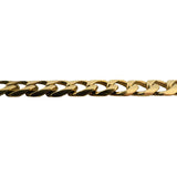 18k Yellow Gold 36.4g Solid Heavy Vintage Men's 9mm Curb Link Bracelet 9"
