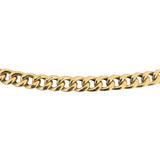 18k Yellow Gold 6.9g Hollow Light 5.5mm Curb Link Necklace 17.5"