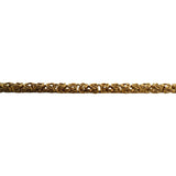 18k Yellow Gold 23g Solid Vintage 4mm Squared Byzantine Link Necklace 21"