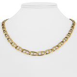 18k Yellow Gold 19.3g Semi Solid 6mm Mariner Link Chain Necklace Italy 19"