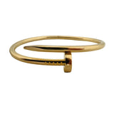 Cartier Just Un Clou 18k Yellow Gold Classic Model Size 17 Bracelet