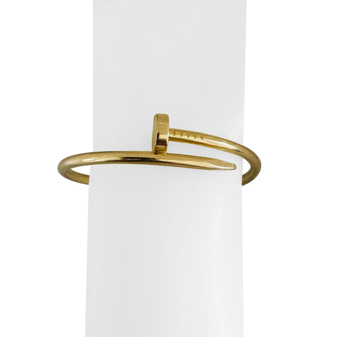 Cartier Just Un Clou 18k Yellow Gold Classic Model Size 17 Bracelet