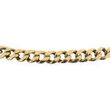 14k Yellow Gold 21g Semi Solid 6mm Cuban Curb Link Chain Necklace 22"