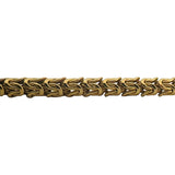 18k Yellow Gold 36g Vintage UnoAErre 6mm Rounded Byzantine Link Necklace 18"
