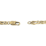 14k Yellow Gold 20.7g Solid Vintage 3.5mm Fancy Curb Link Chain Necklace 21"