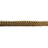 14k Yellow Gold 20g Vintage Thick 15mm Fancy Curb Link Bracelet Italy 7.25"