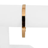 Ed Levin 14k Rose Gold 15.5g Vintage Bypass Slide Bangle Bracelet 6.75"