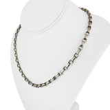 14k White Gold 14.2g Hollow 5mm Cable Link Necklace 18"