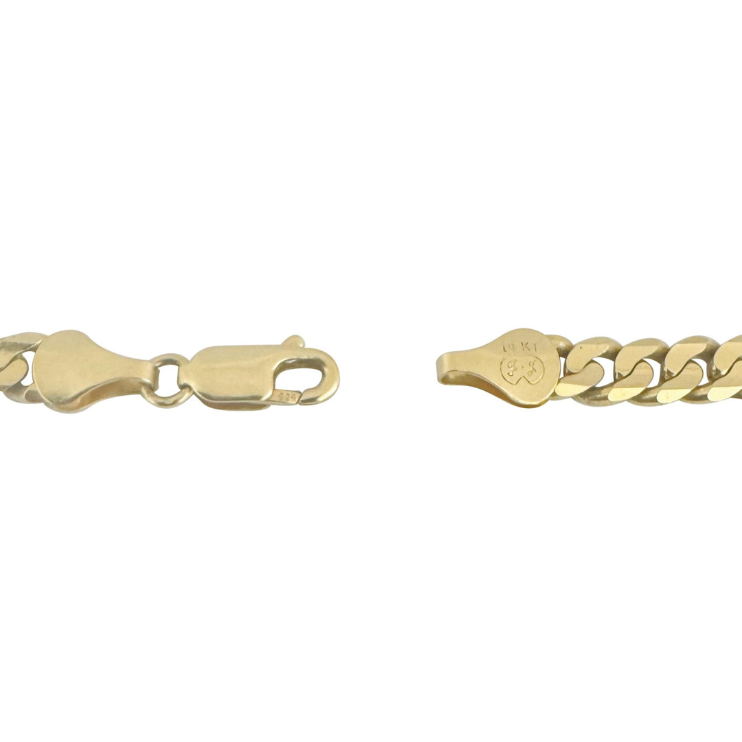 14k Yellow Gold 39.3g Solid Heavy 5mm Curb Link Chain Necklace 26"