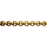 14k Yellow Gold 12.6g Ladies Faceted 8.5mm Rolo Link Bracelet 8"