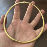 14k Yellow Gold 32.8g Solid Heavy 6mm Omega Link Necklace 16"