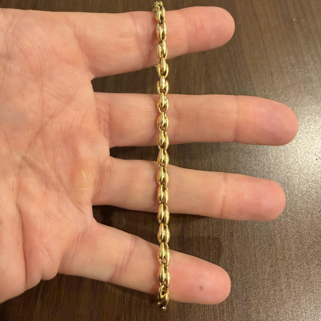 Chimento 18 Karat Yellow Gold Ladies Fancy Link Bracelet Italy