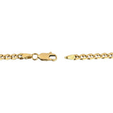 18k Yellow Gold 8.5g Vintage Solid 4mm Fancy Curb Link Bracelet Italy 8"